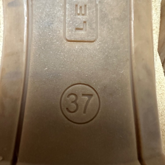 Anthropologie Leifnotes Suede Pink and Tan Ballet Flats - Picture 9 of 9